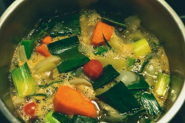 How many Calories in Beef Vegetable Soup?